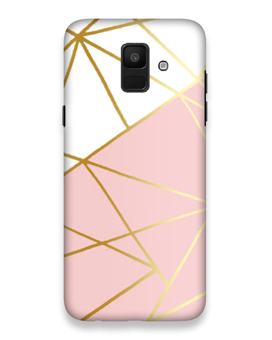 pink $ white |  samsung galaxy a6 2018 Phone Case