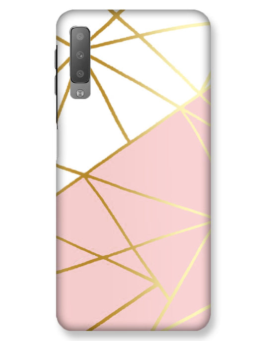 Pink & Gold  |  samsung galaxy a7 Phone Case