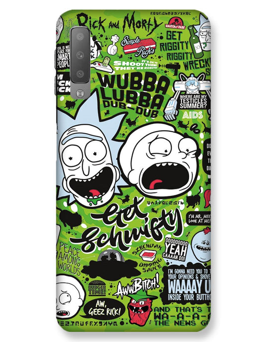 Rick and Morty adventures fanart  |  samsung galaxy a7 Phone Case