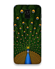 peacock  |  samsung galaxy j6 Phone Case