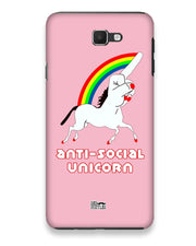 ANTI-SOCIAL UNICORN  |  samsung galaxy j7 prime Phone Case