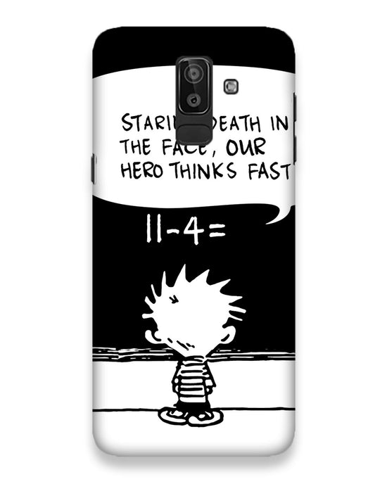 Our Hero Thinks Fast | Samsung Galaxy J8  Phone Case