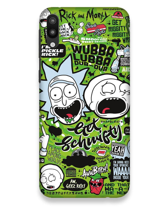 Rick and Morty adventures fanart |  samsung galaxy m10 Phone Case