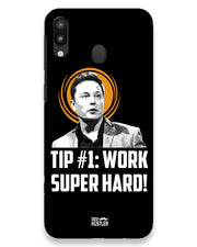 Work super hard | samsung galaxy m20 Phone Case