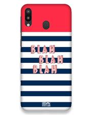 BLAH BLAH | Samsung Galaxy M20  Phone Case