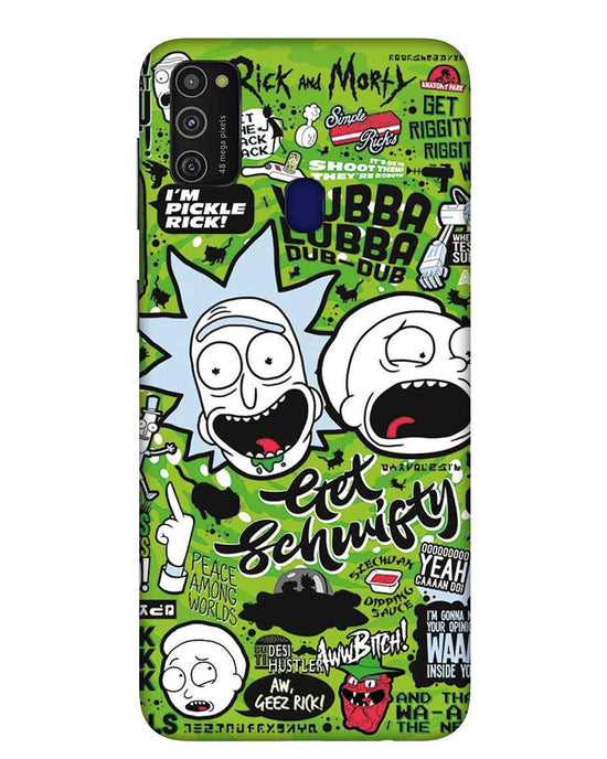 Rick and Morty adventures fanart | samsung m 21 Phone Case