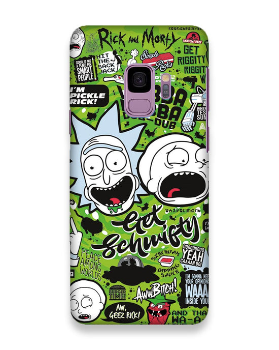 Rick and Morty adventures fanart  |  samsung galaxy s9 Phone Case