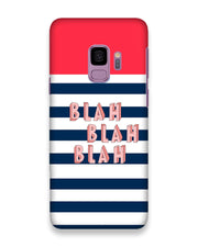 BLAH BLAH | Samsung Galaxy S9  Phone Case