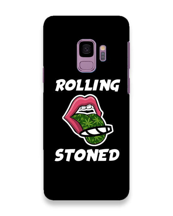 Rolling stoned Black  |  samsung galaxy s9 Phone Case