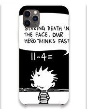 Our Hero Thinks Fast |  iPhone 11 pro  Phone Case