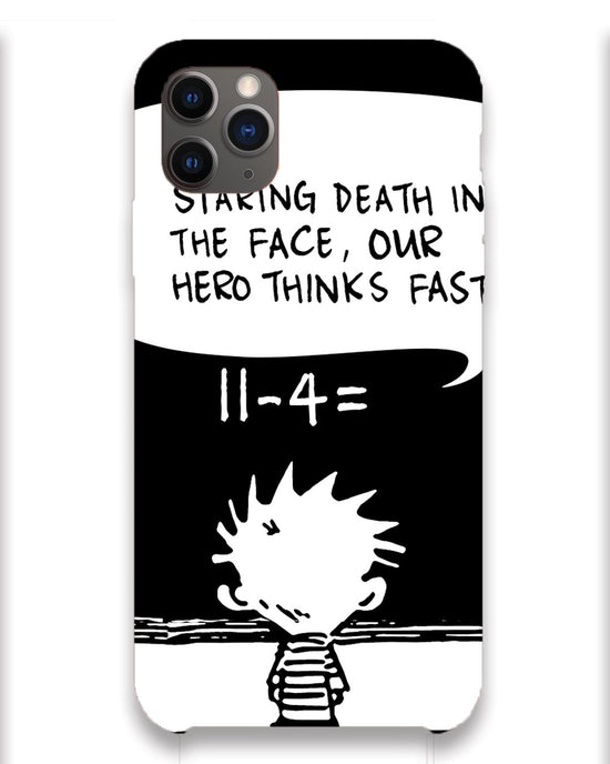 Our Hero Thinks Fast |  iPhone 11 pro  Phone Case