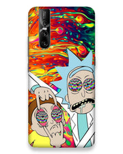 Rick and Morty psychedelic fanart  | vivo v15 pro Phone Case
