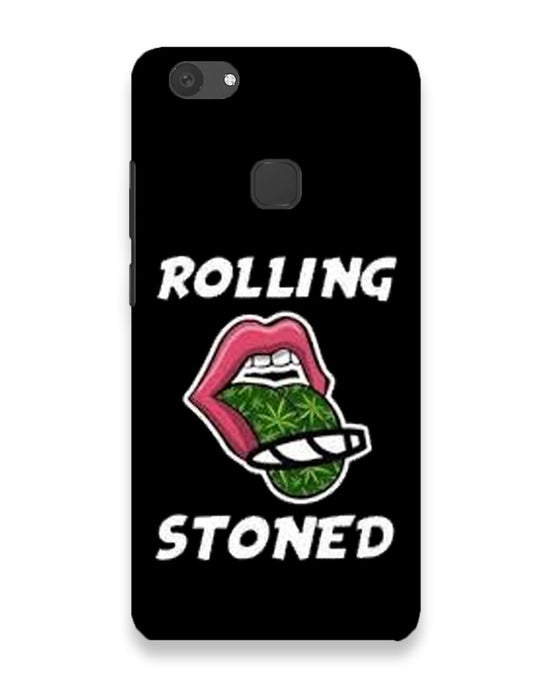 Rolling stoned Black  |  vivo v7 plus Phone Case