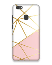Pink & Gold |  vivo v7 plus Phone Case