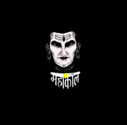 Jai Mahakal | Half sleeve black Tshirt