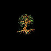 Tree of life | Half sleeve black Tshirt