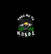 Take Me to kasol | Half sleeve black Tshirt