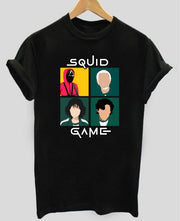 SQUID GAME fanart |  t-shirt black