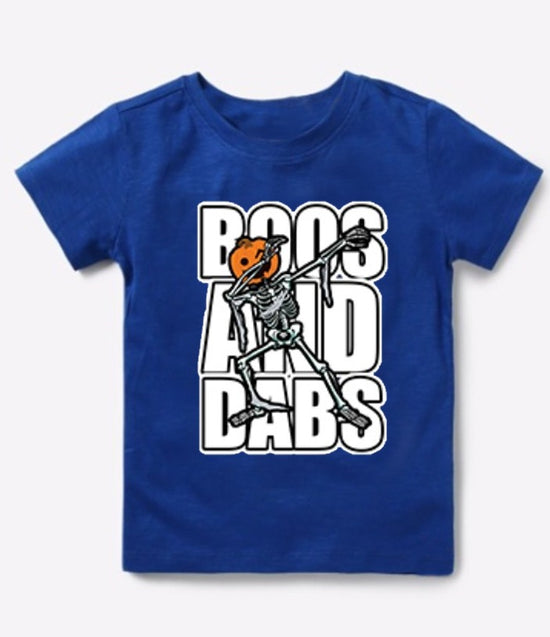 Boos and Dabs | kids t-shirt royal blue