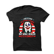 Life's a comedy | Black t-shirt