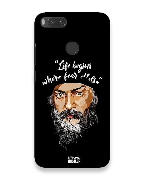 Life begins - OSHO |  Xiaomi Mi A1 Phone Case