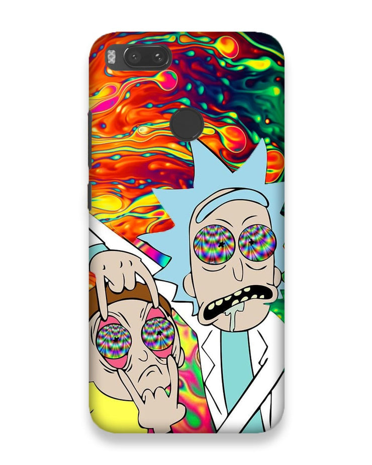 Rick and Morty psychedelic fanart  | xiaomi mi ai Phone Case