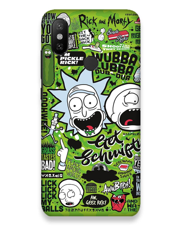 Rick and Morty adventures fanart | xiaomi mi a2 Phone Case