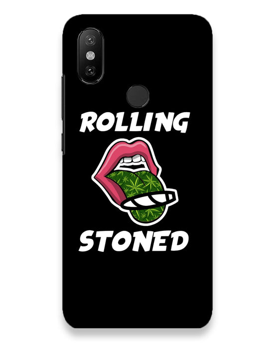 Rolling stoned Black | xiaomi mi a2 Phone Case