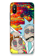 Rick and Morty psychedelic fanart | xiaomi mi a2 Phone Case