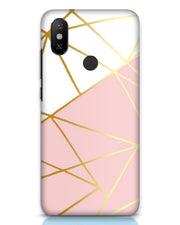 Pink & Gold | xiaomi mi a2 Phone Case