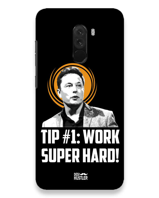 Work super hard | xiaomi redme poco f1 Phone Case