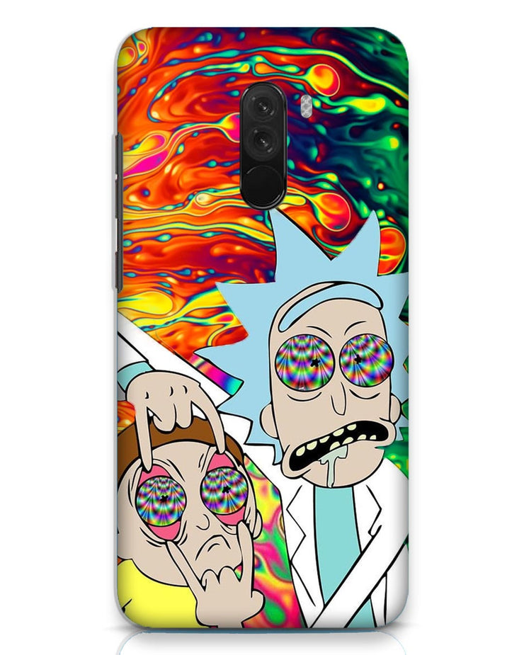 Rick and Morty psychedelic fanart | xiaomi poco f1 Phone Case