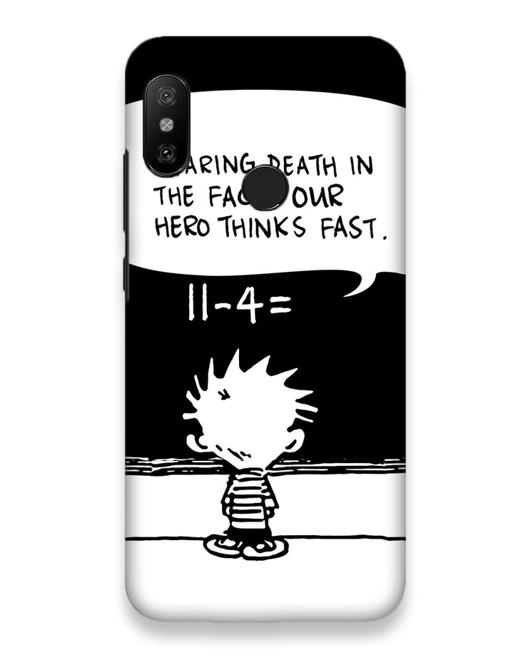 Our Hero Thinks Fast | Xiaomi Redmi 6 Pro Phone Case