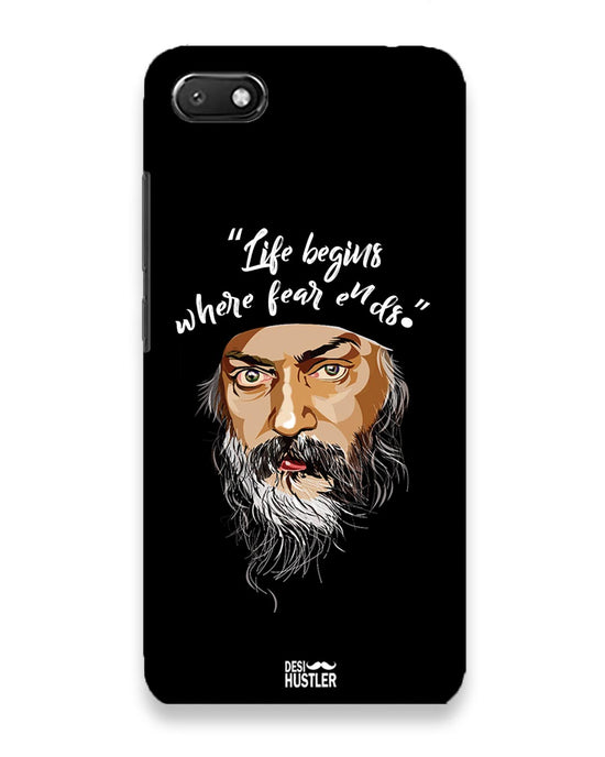 Life begins - OSHO  |  Xiaomi Redmi 6 A Phone Case