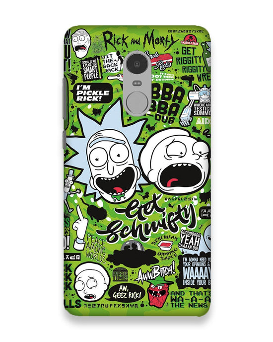 Rick and Morty adventures fanart | Xiaomi Redmi note 4 Phone Case