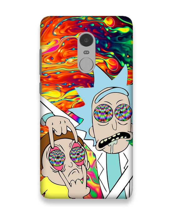 Rick and Morty psychedelic fanart  | Xiaomi Redmi Note 4 Phone Case