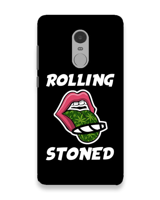 Rolling stoned Black| Xiaomi Redmi Note 4 Phone Case
