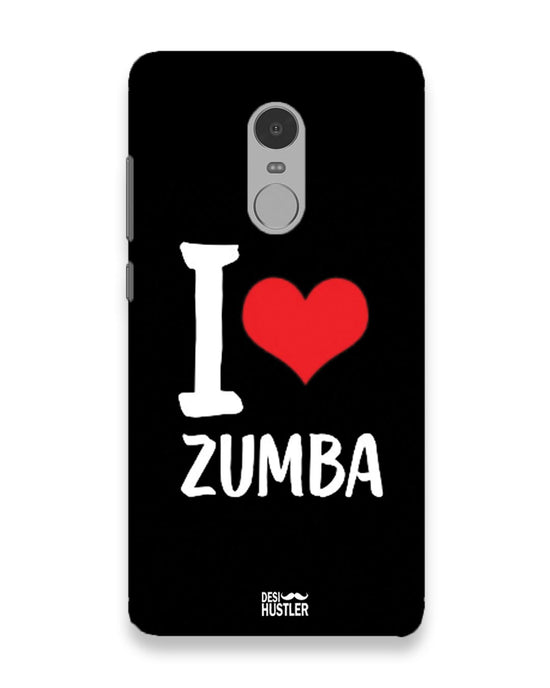 I love Zumba | Xiaomi Redmi Note 4 Phone Case