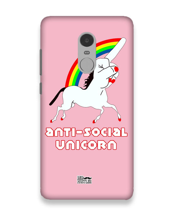 ANTI-SOCIAL UNICORN  |  Xiaomi Redmi Note 4 Phone Case