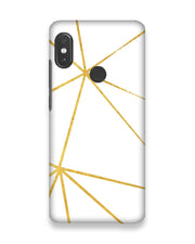 White & Gold | Xiaomi Redmi note 5 pro Phone Case