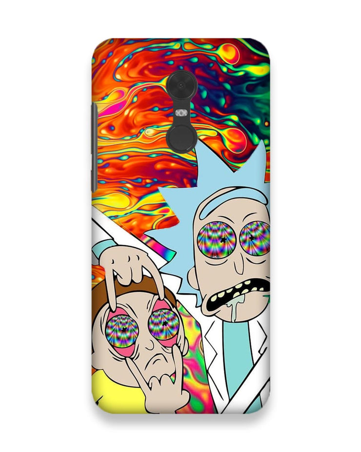 Rick and Morty psychedelic fanart  | Xiaomi Redmi Note 5 Phone Case