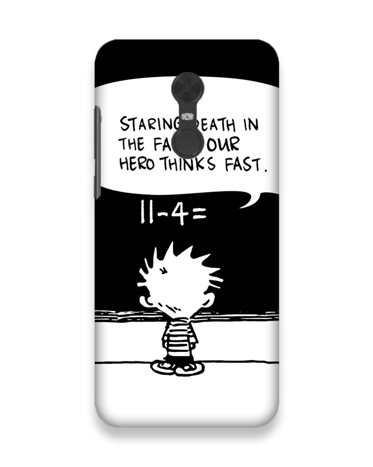 Our Hero Thinks Fast| Xiaomi Redmi Note 5 Phone Case