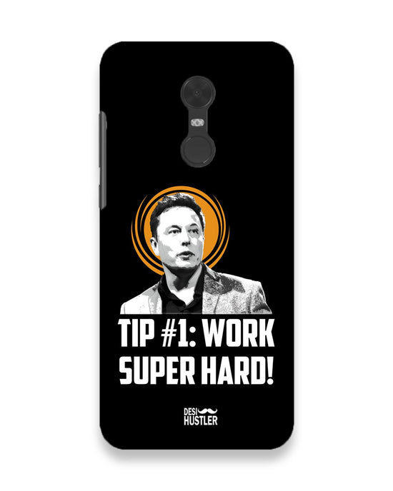 Work super hard | Xiaomi Redmi Note 5 Phone Case