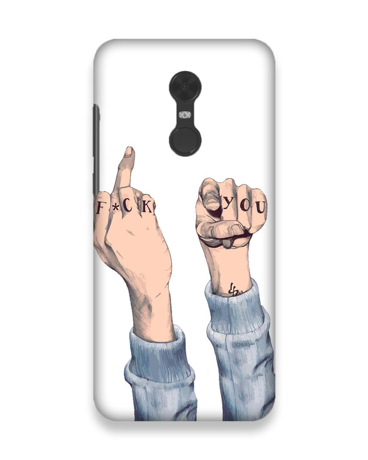 F*ck you | Xiaomi Redmi note 5 Phone Case