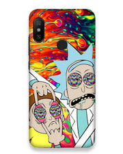 Rick and Morty psychedelic fanart | Xiaomi Redmi Note 6 Pro Phone Case