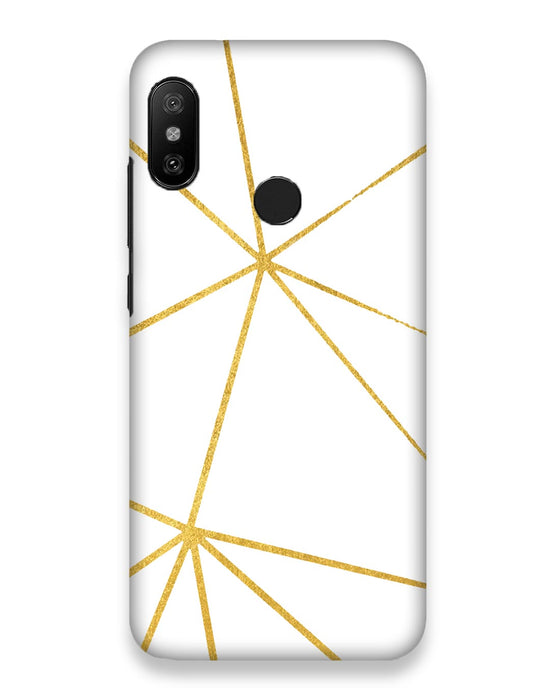White & Gold | Xiaomi Redmi Note 6 Pro Phone Case