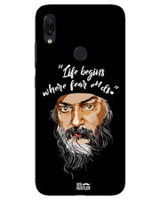 Life begins - OSHO | Xiaomi Redmi Note 7s Phone Case