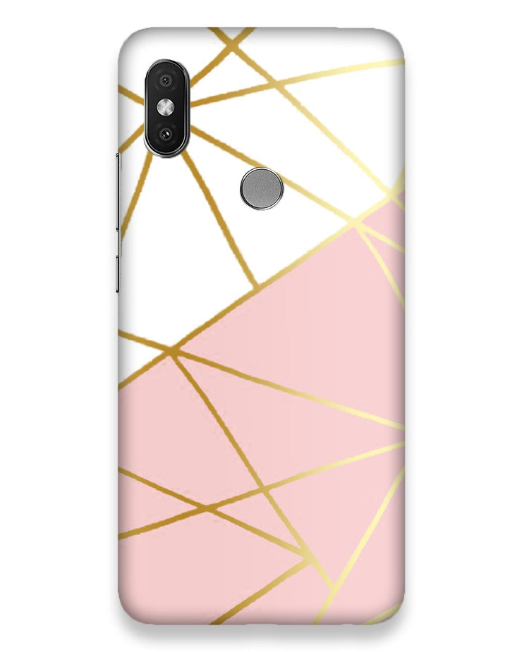 Pink & Gold | xiaomi Redmi y2 Phone Case
