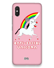ANTI-SOCIAL UNICORN  |  xiaomi redme y2 Phone Case