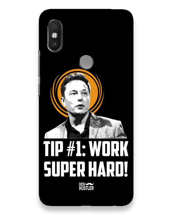 Work super hard | xiaomi redme y2 Phone Case